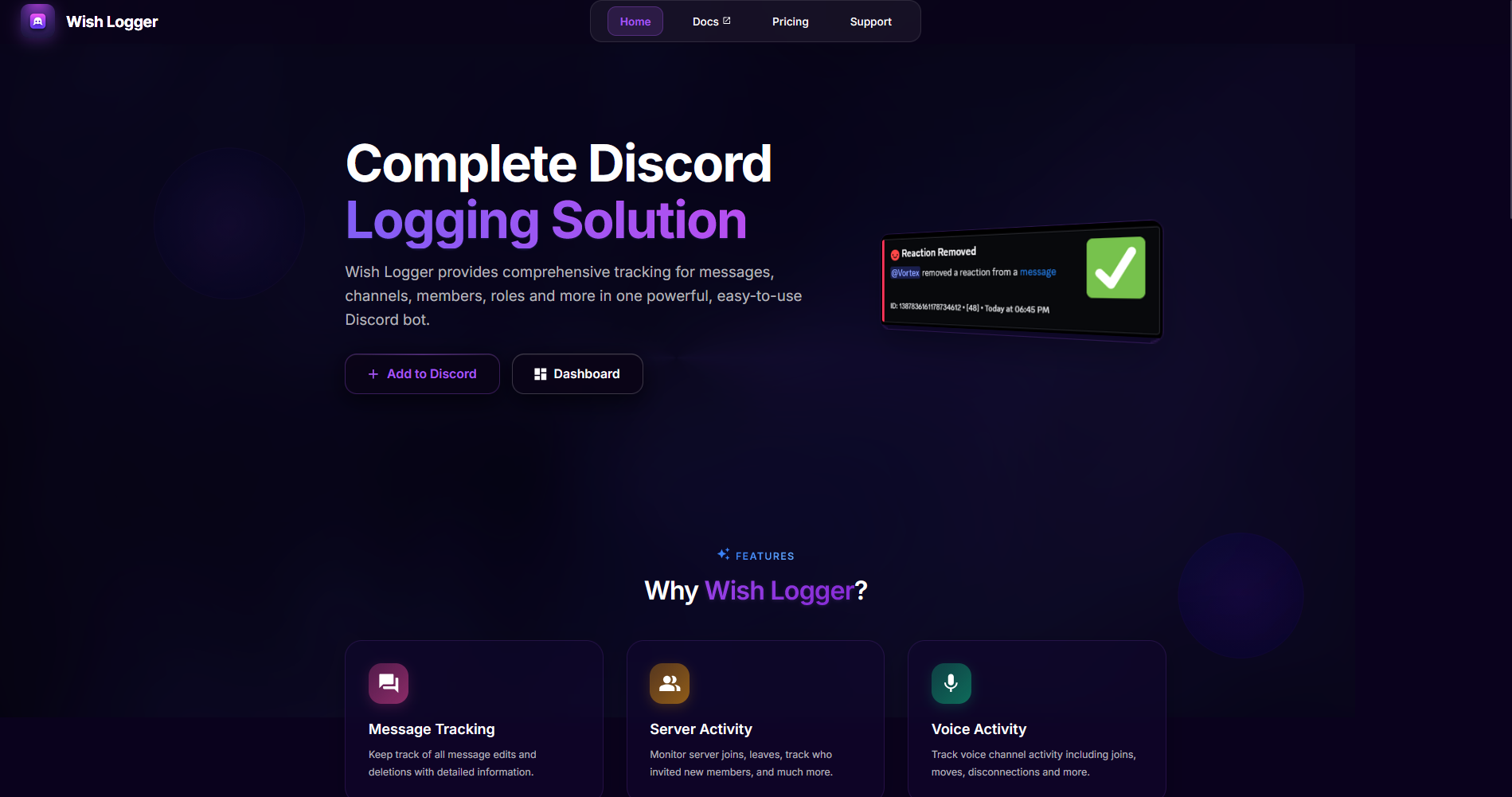 Wish Logger